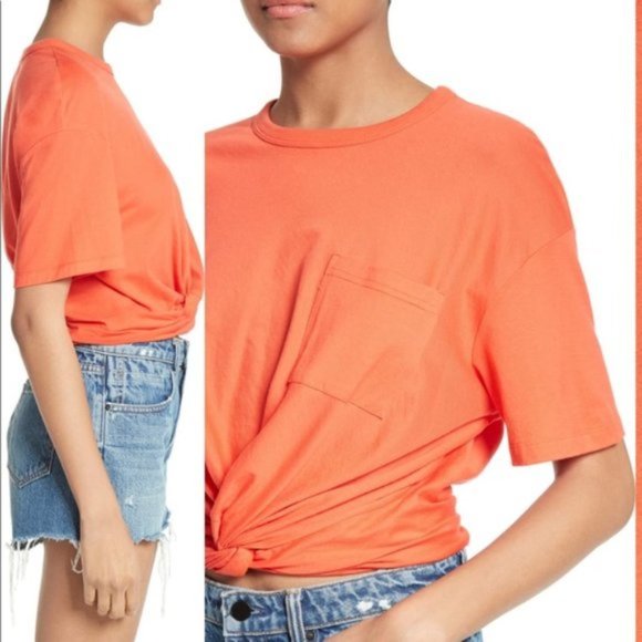 Alexander Wang Knotted Tee Shirt - Picture 2 of 9